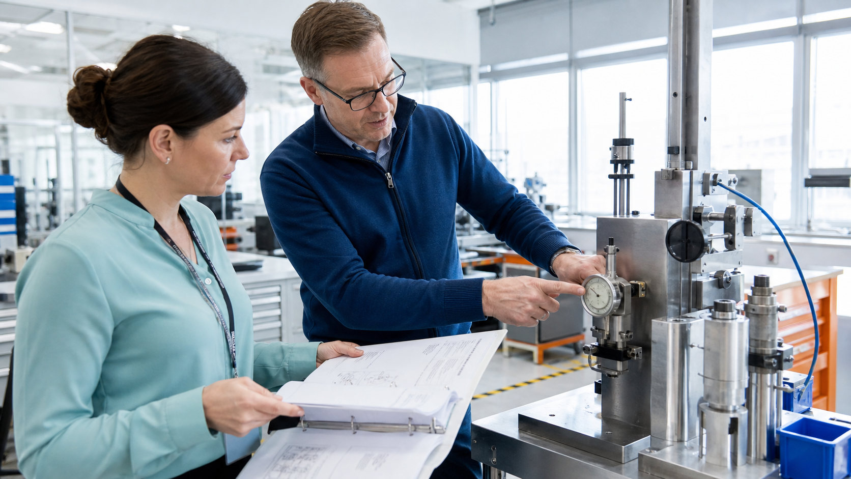 Regulated documentation reviewed in a controlled technical test environment